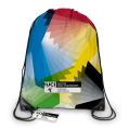 Swirling Rainbow 'Y' Drawstring Bag 